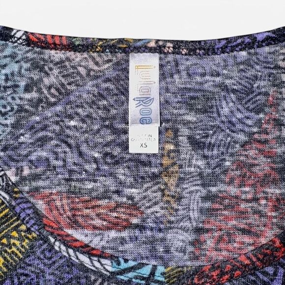 Lularoe “Classic Tee” Women's Multi-Colored Short Sleeve Shirt - Picture 3 of 6